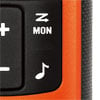  Closeup of a button marked with a music icon  